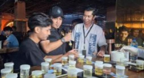 Polda Riau Kembali Lakukan Razia Tempat Hiburan Malam di Pekanbaru, 150 Orang di Tes Urine