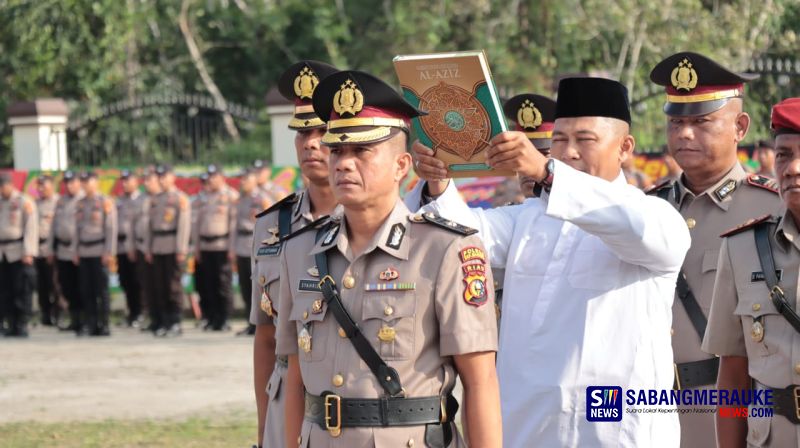 Kapolres Kepulauan Meranti Pimpin Sertijab 6 Pejabat Utama, Ini Daftarnya