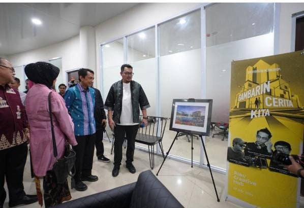 Proyek Riau Creative Hub Warisan Syamsuar Diresmikan Pj Sekda Indra