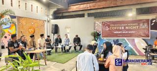 Jelang Pilkada, KPU Kepulauan Meranti Gelar Coffee Night Bertemakan 