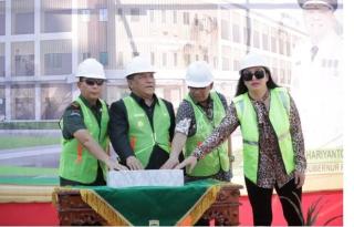 Kucurkan APBD Riau Rp 44 Miliar, SF Hariyanto Pimpin Ground Breaking Pembangunan Rumah Sakit Tentara Pekanbaru