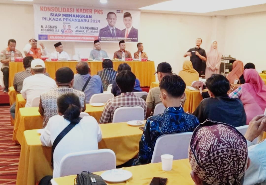 Menangkan Agung-Markarius, PKS Pekanbaru Konsolidasikan Kader Sampai Tingkat Bawah