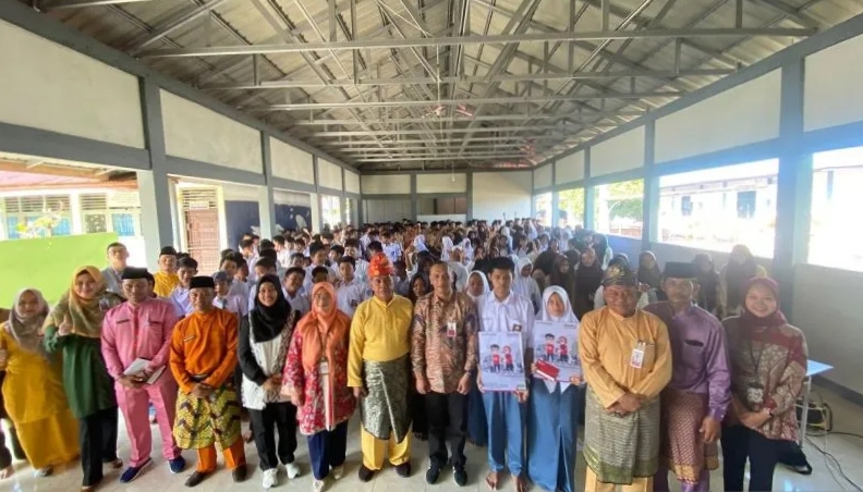 Semua Siswa SMK Negeri 1 Bengkalis Ditargetkan Miliki Tabungan Simpel BRK Syariah