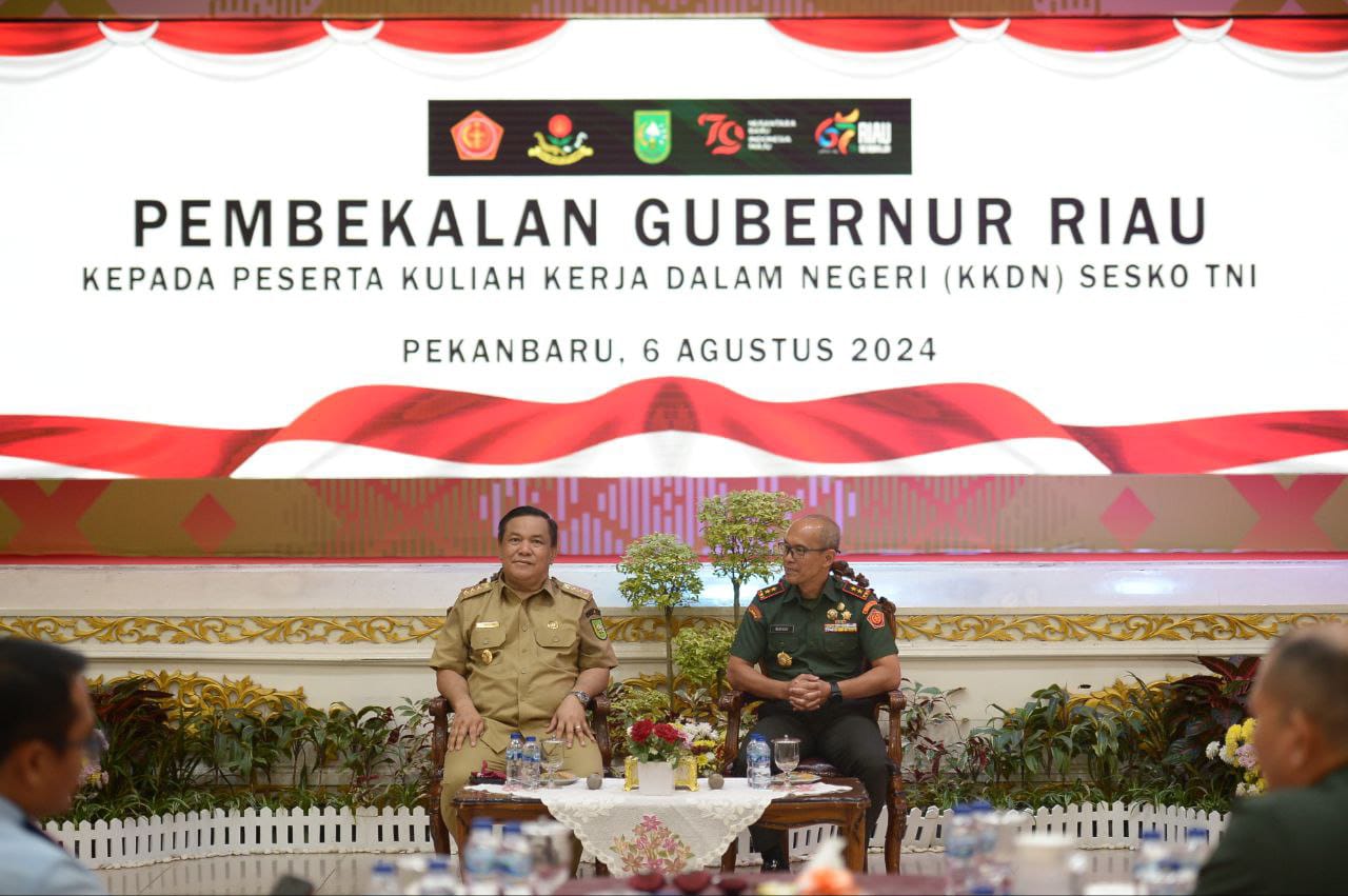 Di Hadapan Calon Jenderal Peserta KKDN Sesko TNI, SF Hariyanto Paparkan Kontribusi Riau Dalam Pembangunan Nasional