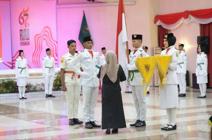 Resmi Dikukuhkan, Inilah Daftar Lengkap 36 Anggota Paskibraka Provinsi Riau 2024