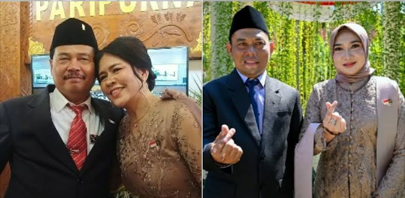 2 Pasangan Suami Istri Dilantik Jadi Anggota DPRD Kabupaten, Janji Harmonis Bekerja Sama