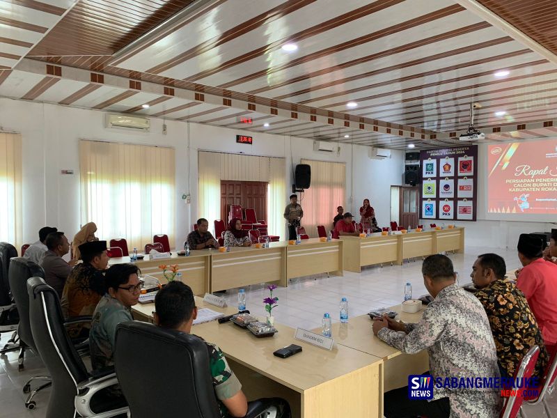 Rakor dengan KPUD, Polres Rokan Hilir Akan Tingkatkan Pengamanan Saat Pendaftaran Calon Bupati 