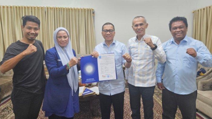 Muflihun-Ade Hartati Siap Berlayar di Pilwako Pekanbaru 2024, Resmi Diusung PAN