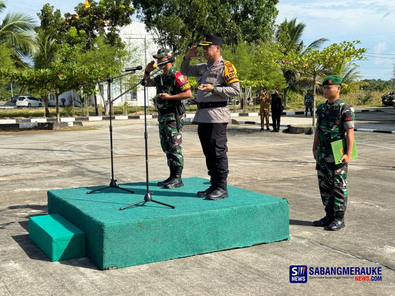 Pimpin Apel Gelar Pasukan Pengamanan Pilkada, Dandim 0321/Rohil Tekankan Netralitas TNI-Polri