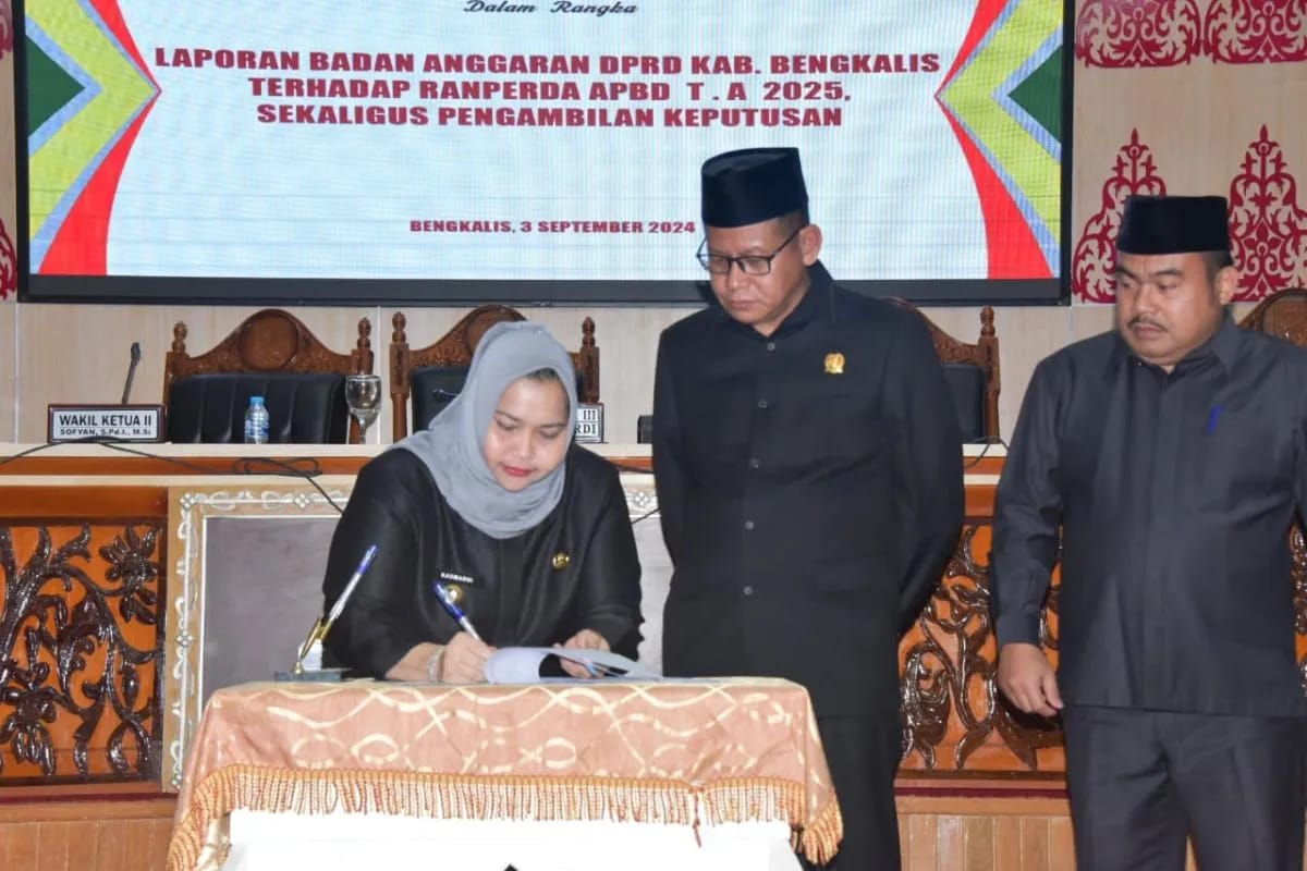 APBD Bengkalis 2025 Diketuk Sebesar Rp 3,3 Triliun