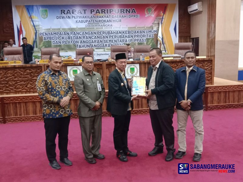 Bupati Rohil Sampaikan Rancangan Perubahan KUA PPAS 2024, Pendapatan Daerah Alami Kenaikan 