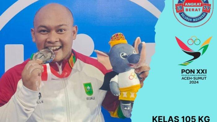 Angkat Berat Sumbang 3 Perak Lagi untuk Riau di PON Aceh-Sumut