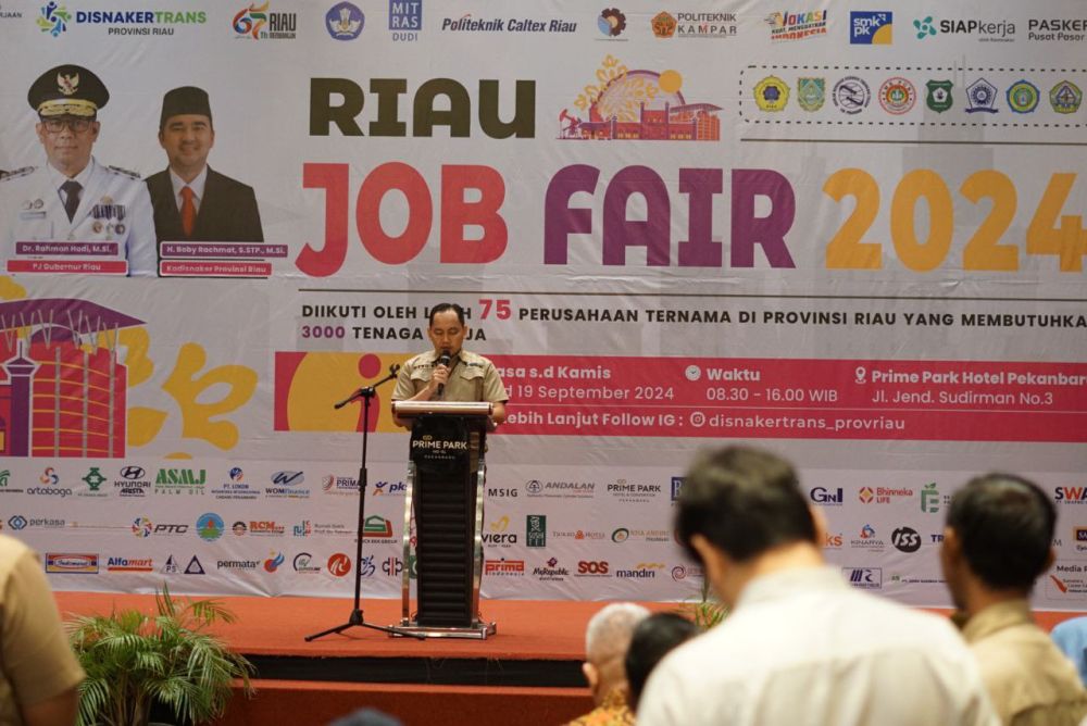 Riau Job Fair 2024 Diklaim Serap 3 Ribu Lowongan Pekerjaan untuk 75 Perusahaan