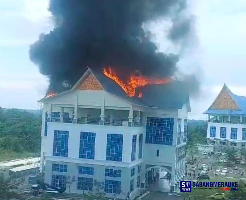 Kantor Bersama Dinas Perhubungan dan Dinas PUPR-Dinas Perkim Pemko Pekanbaru Terbakar!