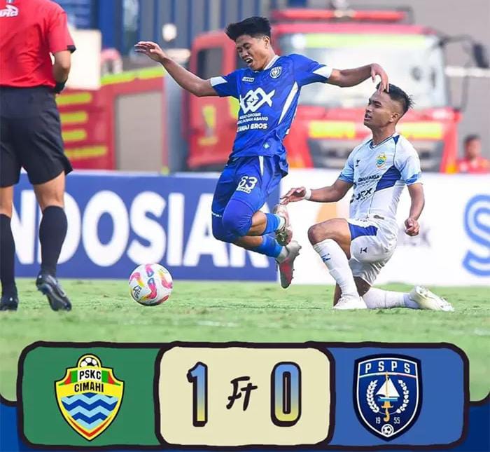 PSPS Keok 1-0 di Kandang PSKC Cimahi