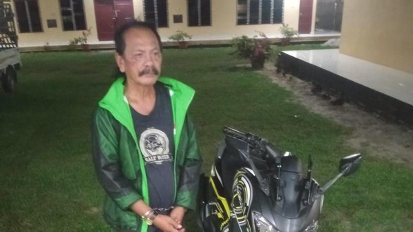 Mantan Kadis Perhubungan Curi Sepeda Motor Warga, Beraksi Gunakan Jaket Ojol