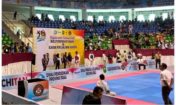 1.500 Peserta di Tiga Provinsi Ikuti Kejuaraan Taekwondo Kejurprov Riau dan Liga Pelajar 2024 