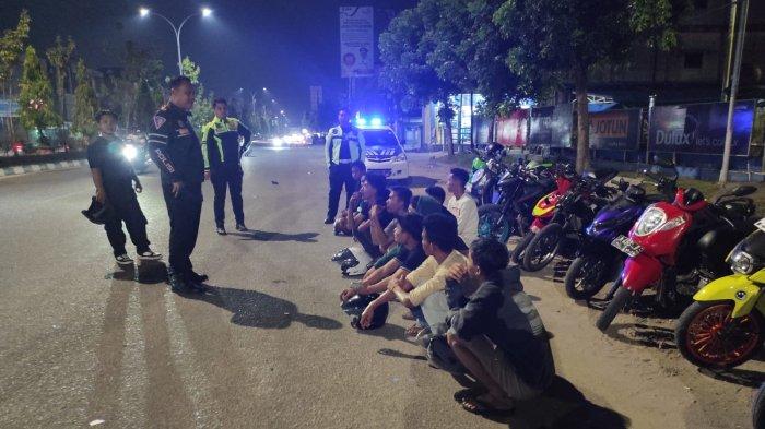 Tak Kapok-kapok Juga, 42 Pebalap Liar Ditangkap Polresta Pekanbaru