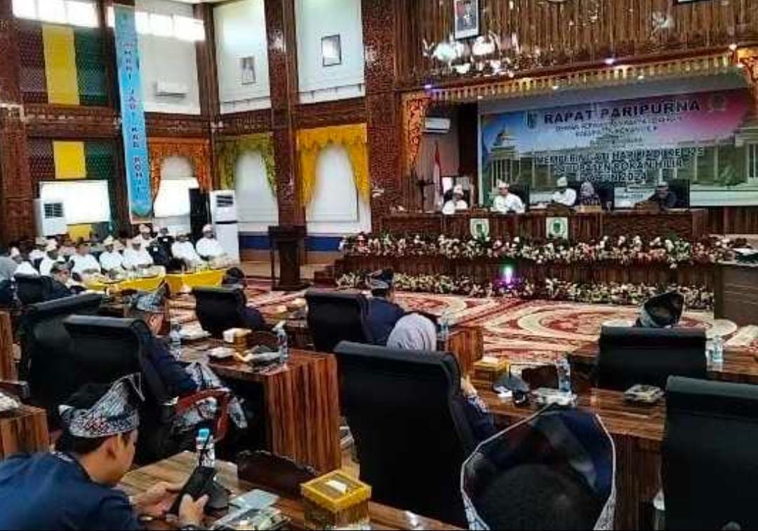 DPRD Rohil Gelar Rapat Paripurna Peringatan Hari Jadi Kabupaten Rokan Hilir ke 25