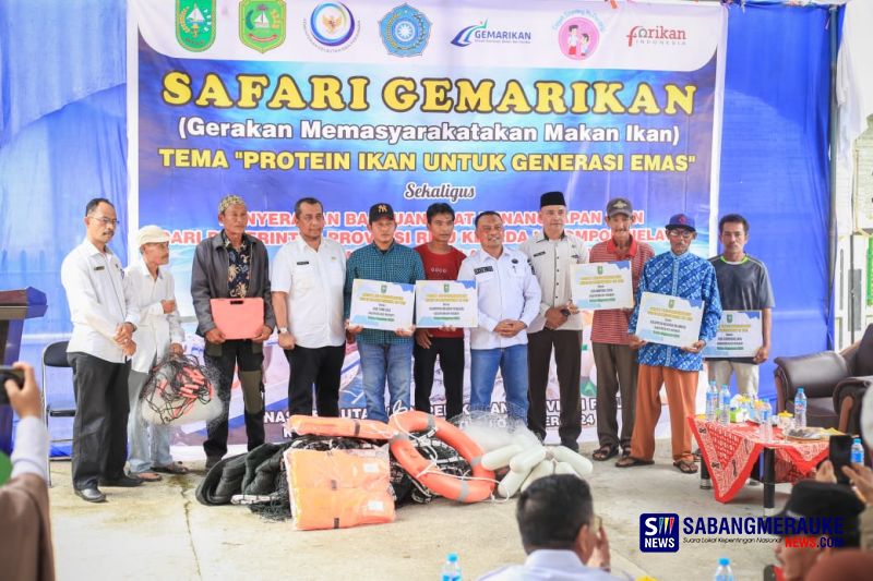 Pemkab Kepulauan Meranti Bersama Pemprov Riau Gelar Safari Gemarikan di Desa Alah Air