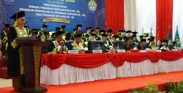 Universitas Riau Wisuda 2.415 Mahasiswa Hari Ini