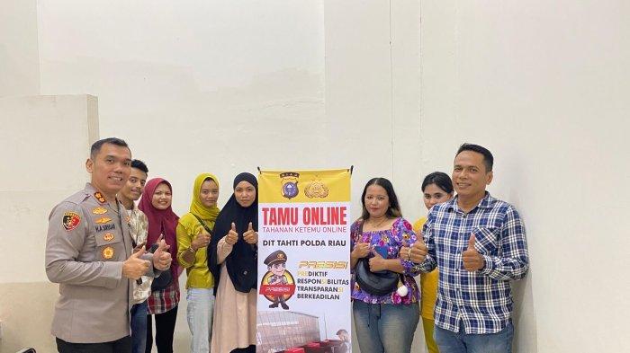 Program Besuk Online Polda Riau, Keluarga Tahanan Bisa Video Call 15 Menit