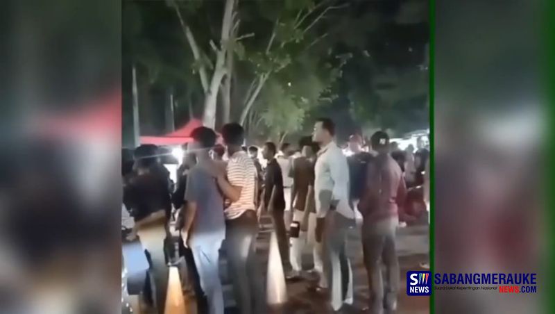 Tak Dapat Lapak, Sejumlah Pedagang Kuliner Malam di Jalan Cut Nyak Dien Bentrok