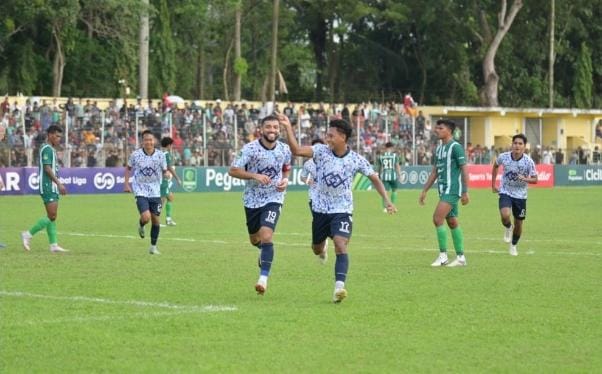 Babak Pertama, PSPS Unggul 1-0 Hadapi PSMS Medan