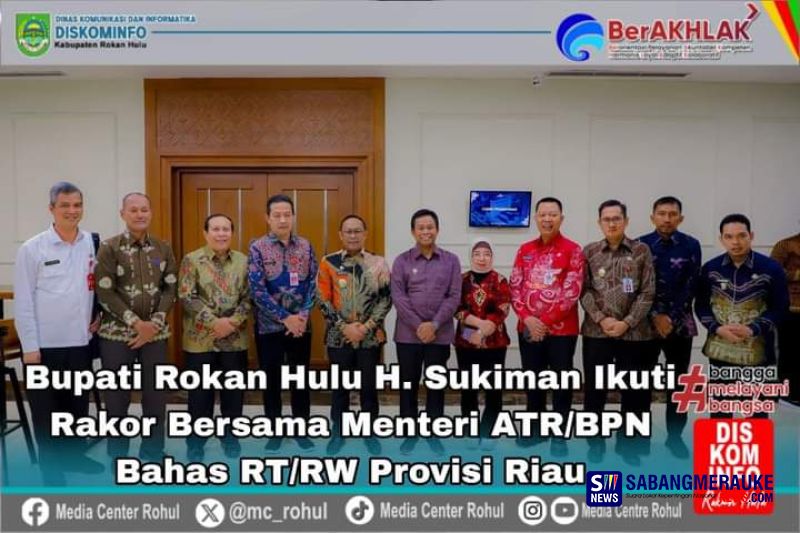 Ikuti Rapat Koordinasi Lintas Sektor, Bupati Rohul Sukiman: Langkah Penting Memperjuangkan Hak Masyarakat!