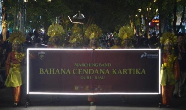 Keren! Marching Band BCK Duri Harumkan Nama Riau di Kancah Nasional