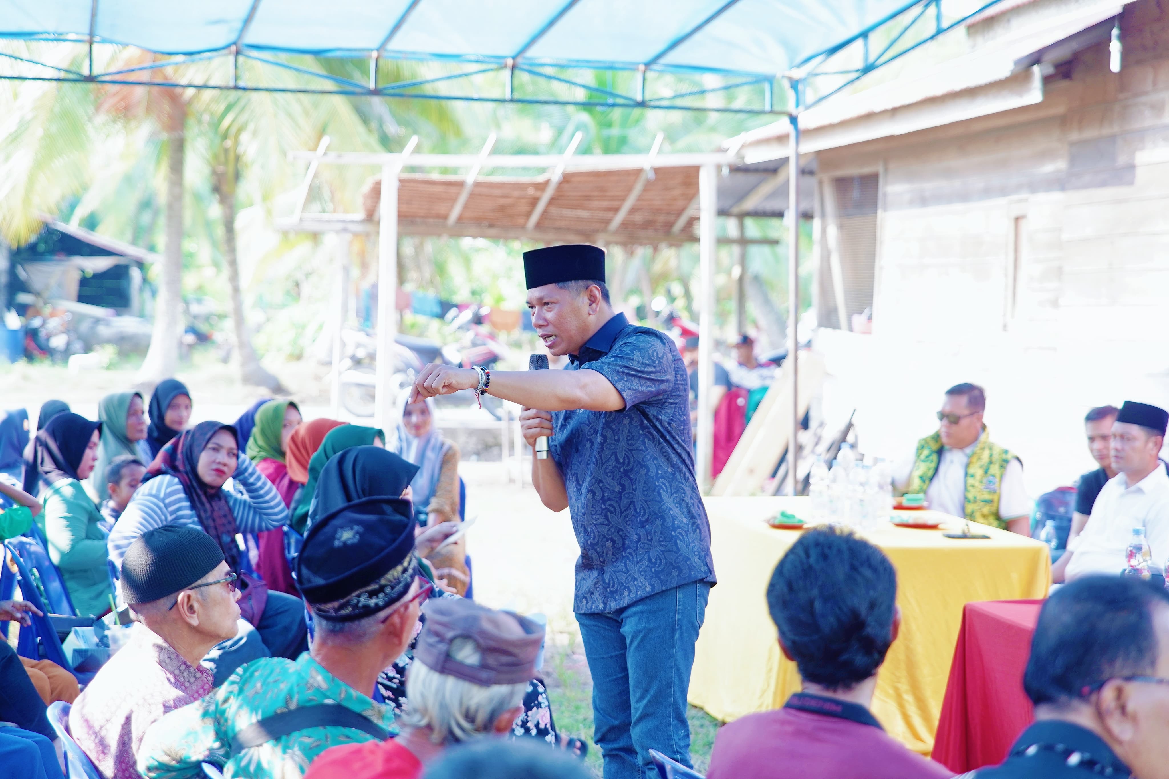 Kegembiraan Masyarakat Tanjung Gadai Hadiri Kampanye Mahmuzin-Iskandar, Perubahan Kepulauan Meranti Sudah di Depan Mata