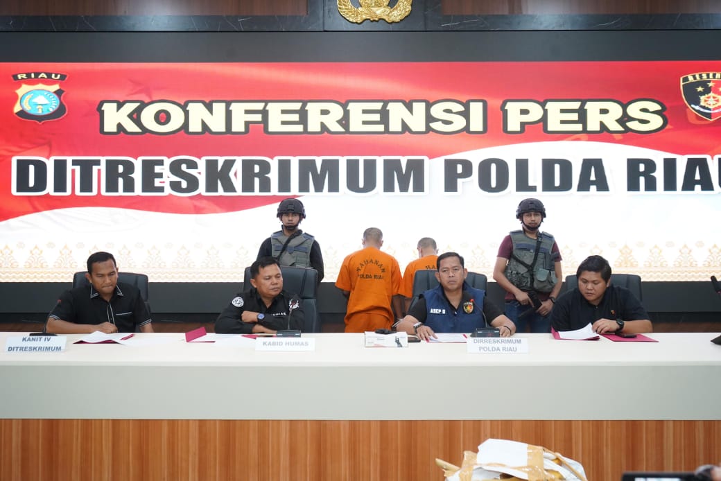 Sindikat Pembobol Toko Pakaian Senilai Rp 2 Miliar Diringkus Polda Riau