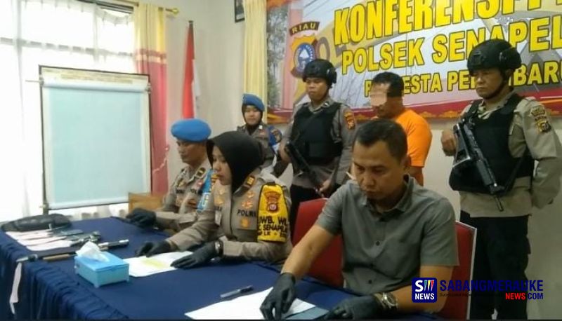 Gunakan Senjata Api Untuk Menagih Hutang, Pecatan Polisi Diamankan Tim Opsnal Polsek Senapelan