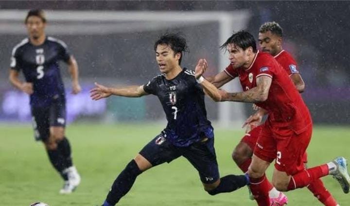 Kalah Telak! Samurai Biru Tebas Garuda 4-0