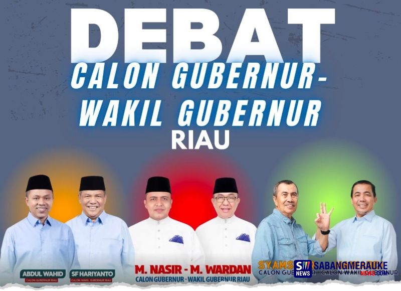 Nasir Serang Abdul Wahid di Debat Calon Gubernur Riau: Desa Kelahirannya Saja Listrik Belum 24 Jam, Bagaimana Mau Membangun Negeri Ini?