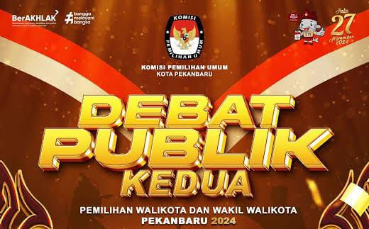 Debat Kedua Calon Wali Kota Pekanbaru Pindah Tempat ke Hotel Pangeran Kamis Besok