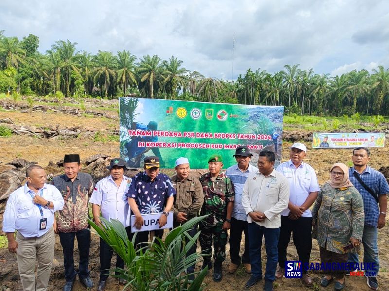 Plt Bupati Sulaiman Tanam Perdana PSR Tahap 3 di Bagan Bhakti, Pj Penghulu Minta Teken CPCL Jangan Dipersulit