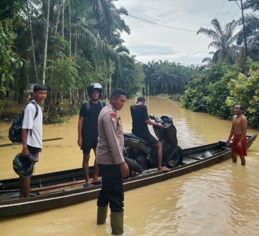 Desa Gema di Kampar Direndam Banjir, Sungai Subayang Meluap