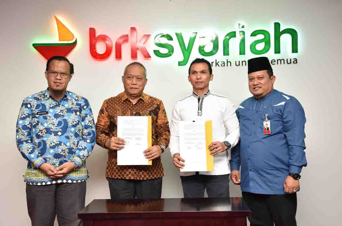 Pelanggan PDAM Tirta Indra Inhu Sudah Bisa Bayar Tagihan Airnya di Bank Riau Kepri Syariah