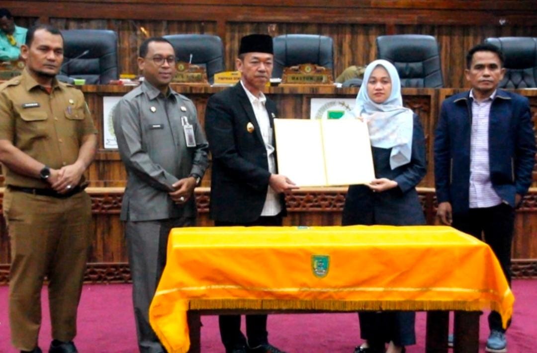 DPRD Rohil Gelar Rapat Paripurna Penetapan Calon Pimpinan Definitif Periode 2024-2029