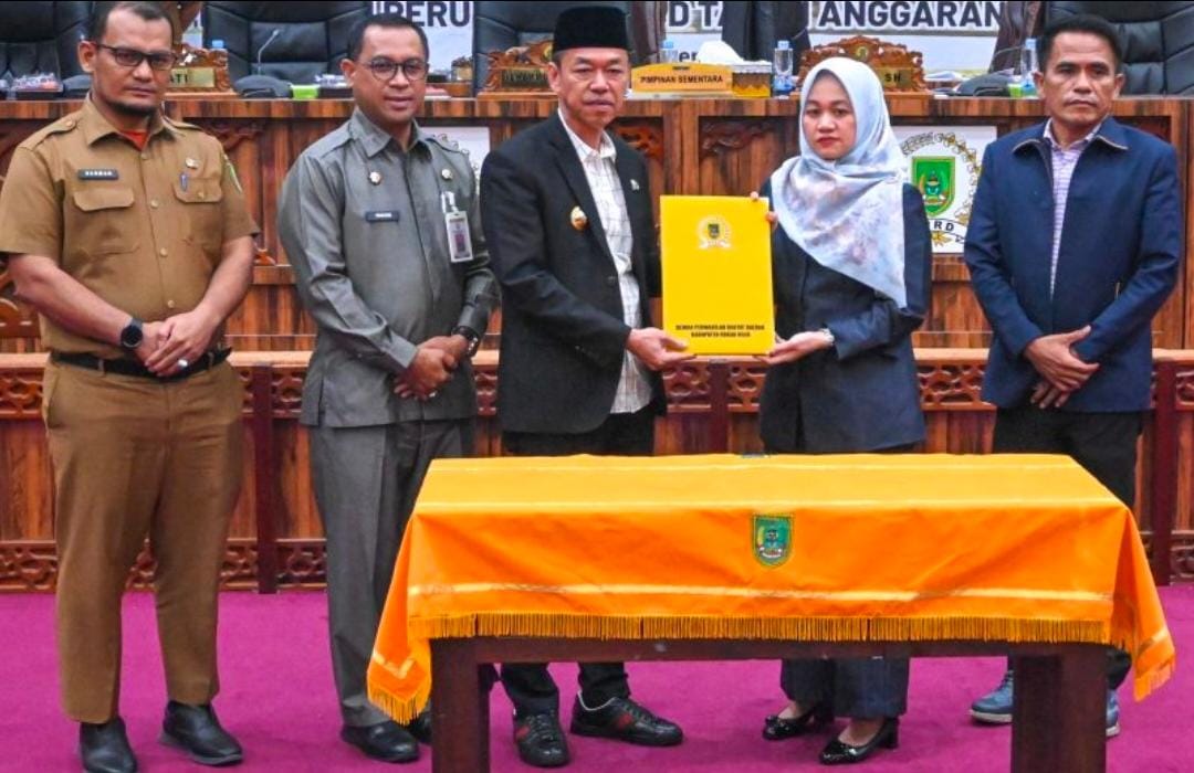 Sidang Paripurna DPRD Rokan Hilir Tetapkan 8 Fraksi Untuk Periode 2024-2029