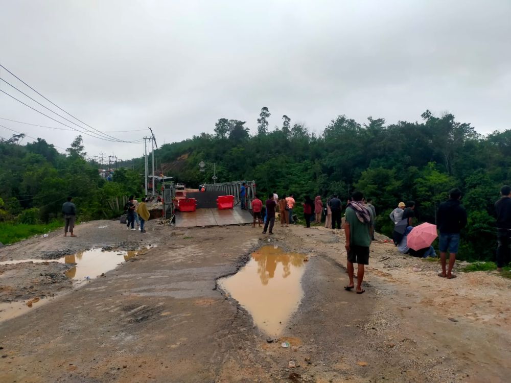 Jalan Lintas Riau-Sumbar Kembali Ditutup Total