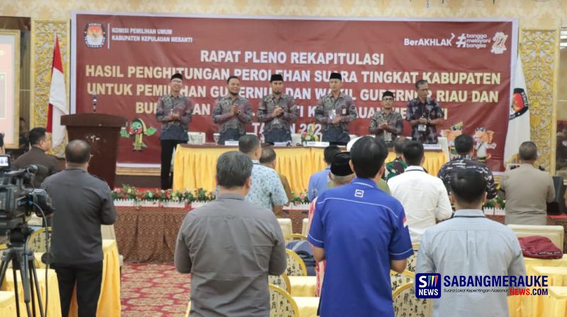 Tok! KPU Tetapkan Hasil Pilkada Kepulauan Meranti 2024, Asmar-Muzamil Resmi Menang