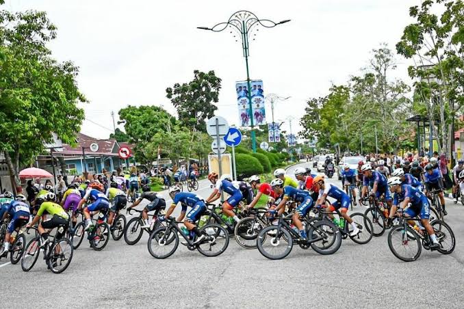 Rute Tour de Siak (TdSi) Melewati Sabak Auh - Siak dengan Jarak Tempuh 90,7 Km