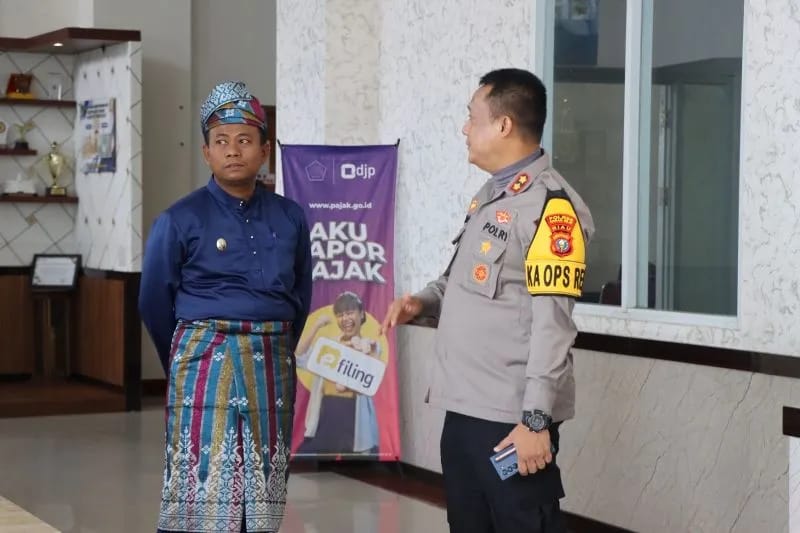 Sejukkan Suasana Pasca Pilkada, Kapolres Rohil Turun Langsung Pimpin Cooling System