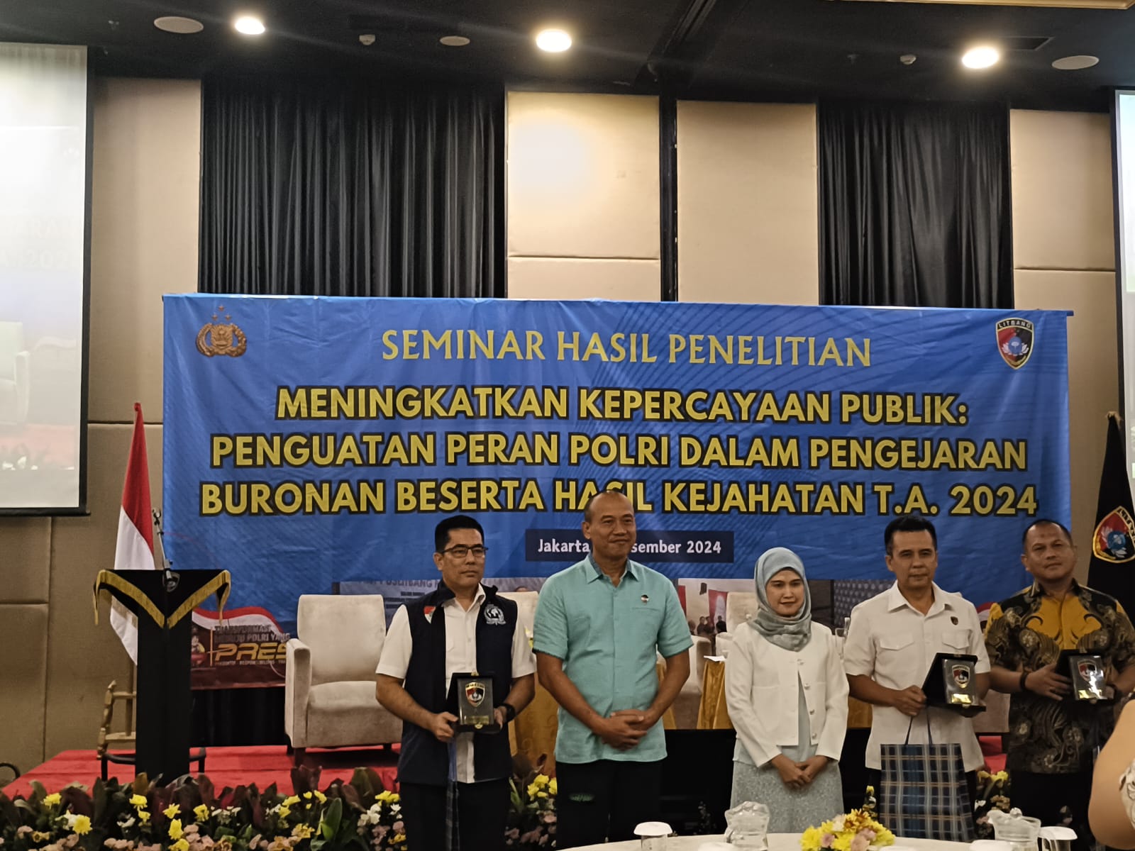 Seminar Puslitbang Polri, Ketua Umum PWI Hendry Ch Bangun Sebut Peran Media Krusial untuk DPO dan DPB