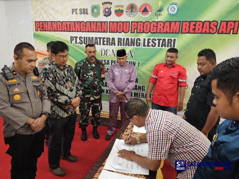 PT SRL Perpanjang Komitmen Desa Bebas Api di Rangsang