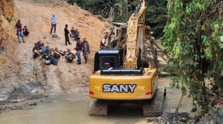 5 Penambang Emas di Kawasan Hutan Kuansing Ditangkap Polisi