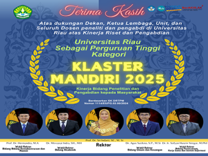 Universitas Riau Masuk Klaster Mandiri PT 2025, Ini Maknanya