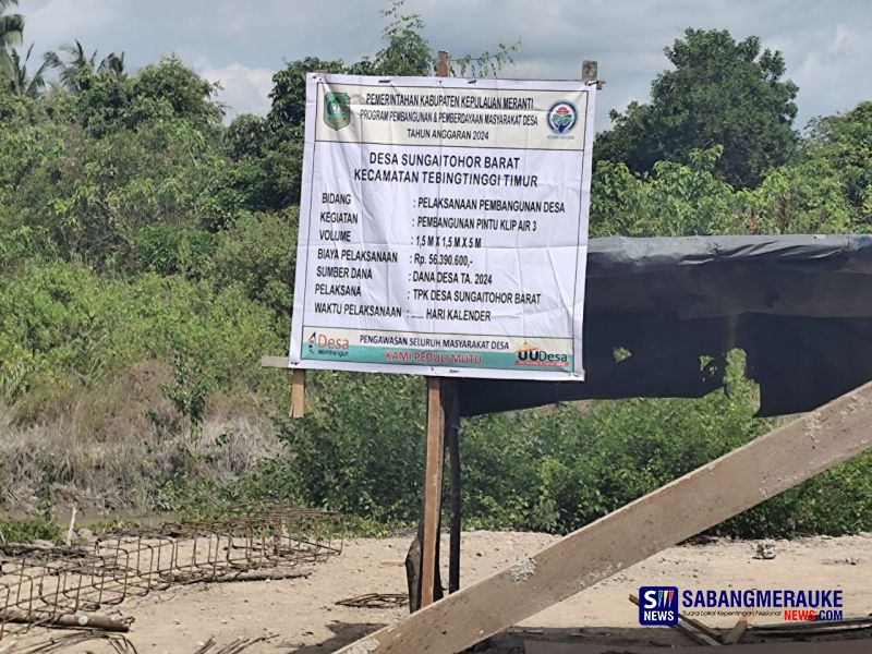 Kepala Desa Sungai Tohor Barat Dikecam Warga, Terkait Transparansi, Nepotisme, Sampai Proyek Mangkrak